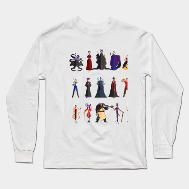 Team Evil Long Sleeve T-Shirt by amadeuxway